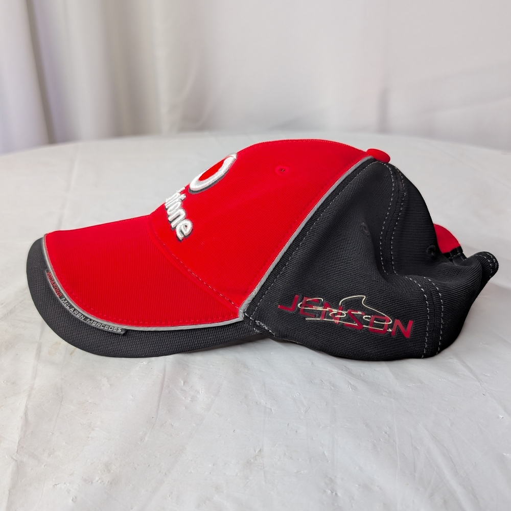Vodafone McLaren Mercedes Cap Men's One Size Formula 1 Racing Orange & Black - Picture 2 of 10